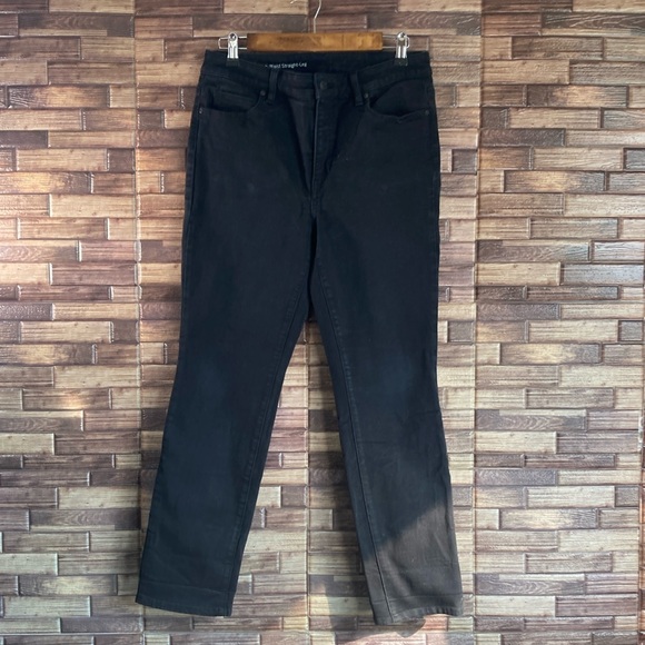 Talbots Denim - EUC Womens Talbot Flawless High Waisted 10P Black Jeans